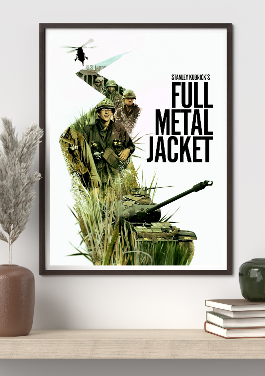 Full Metal Jacket framed poster