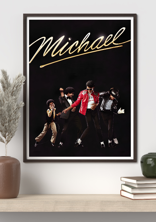 Michael framed poster