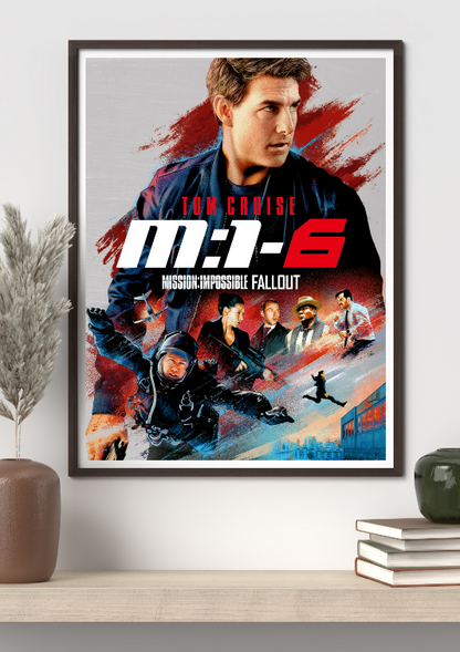 Mission Impossibile Fallout framed poster