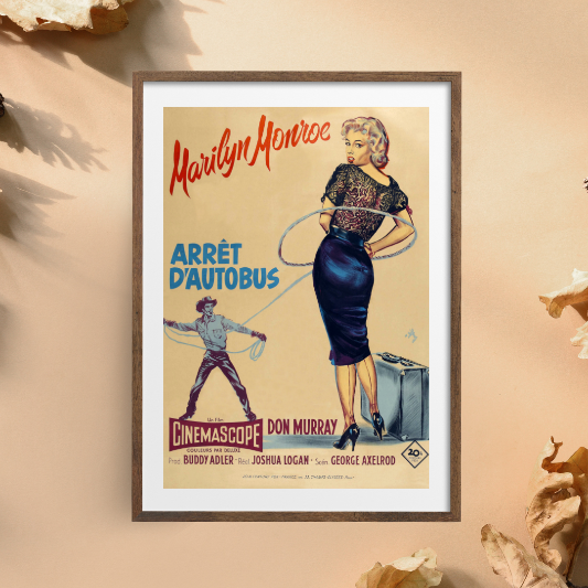 Arret D'autobus framed poster
