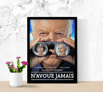 N'avoue jamais - framed poster