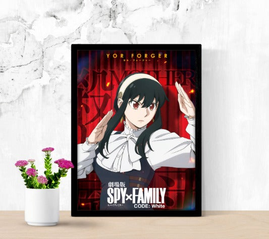 Gekijôban Spy x Family Code: White - framed poster