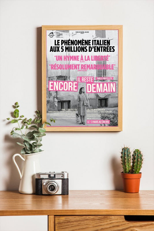 Il reste encore demain - framed poster