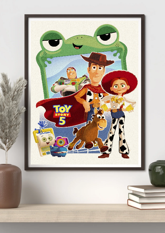 Toy Story 5 framed poster