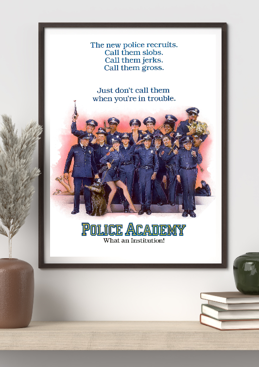 Police Academy framed poster