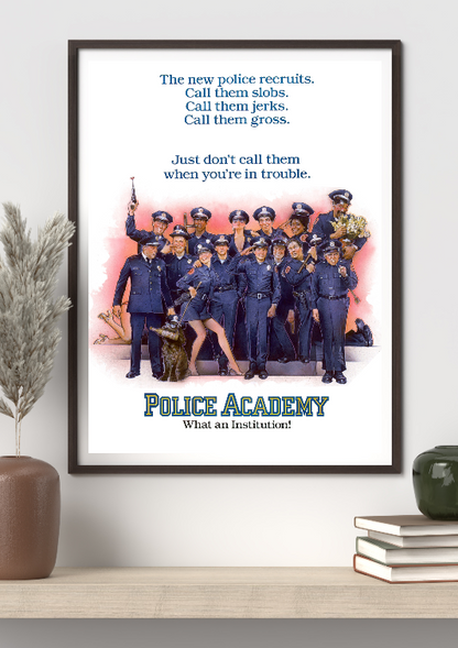 Police Academy framed poster