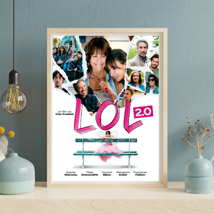 Lol 2.0 framed poster