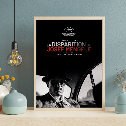 La disparition de Josef Mengele framed poster