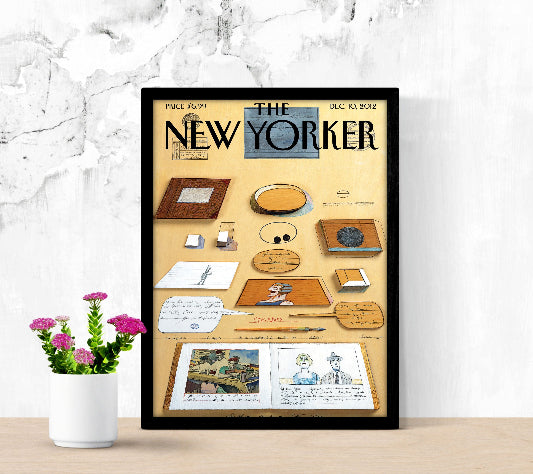 The New Yorker Dec 10 2012 framed poster