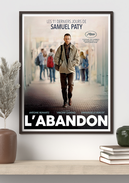 L'abandon framed poster