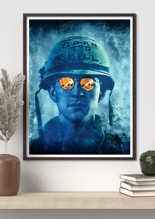 Full Metal Jacket framed poster