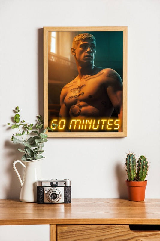 60 minutes - framed poster