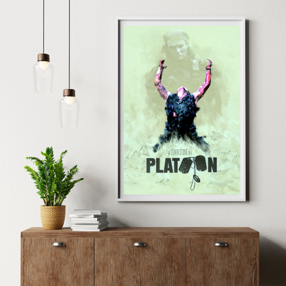 Platoon framed poster