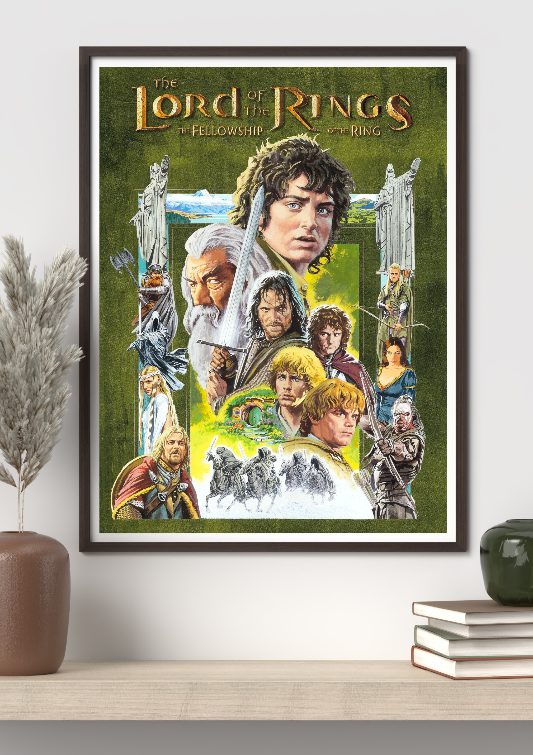 The Lord of The Rings The Fellowship of The Ring framed poster