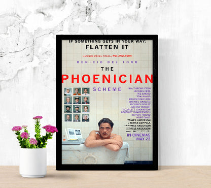 The Phoenician Scheme framed poster