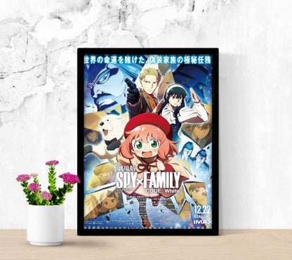 Gekijôban Spy x Family Code: White - framed poster