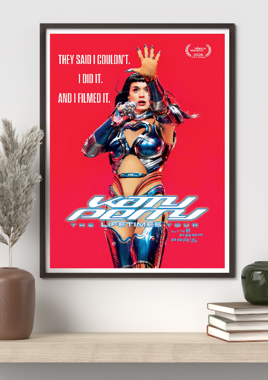 Katy Perry The Lifetimes Tour From Paris framed poster