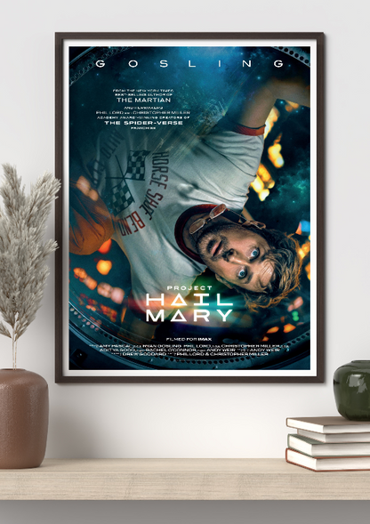 Project Hail Mary framed poster