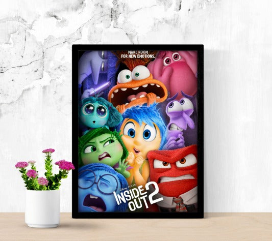 Inside Out 2 - framed poster