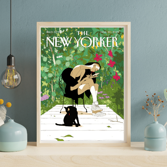 The New Yorker Mar 20 2017 framed poster
