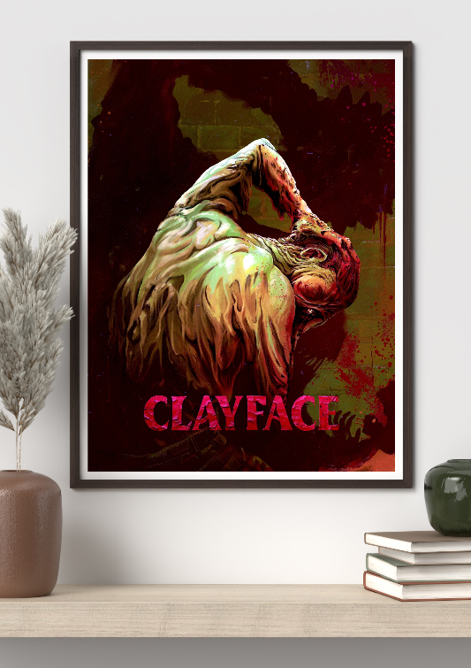 Clayface framed poster