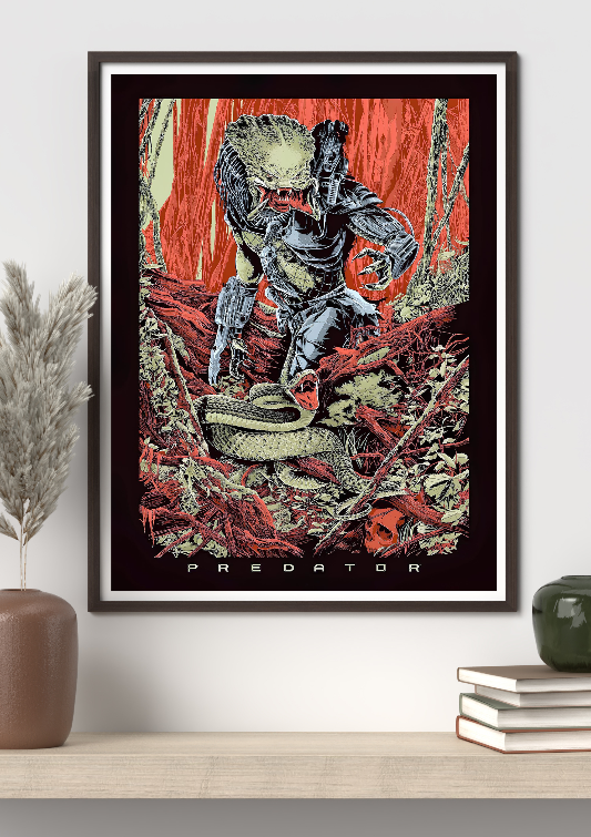 Predator framed poster