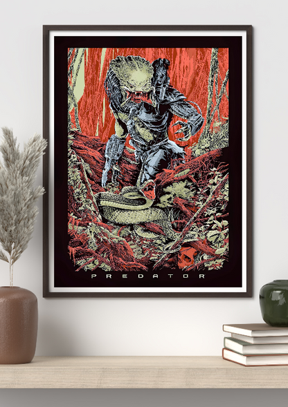 Predator framed poster