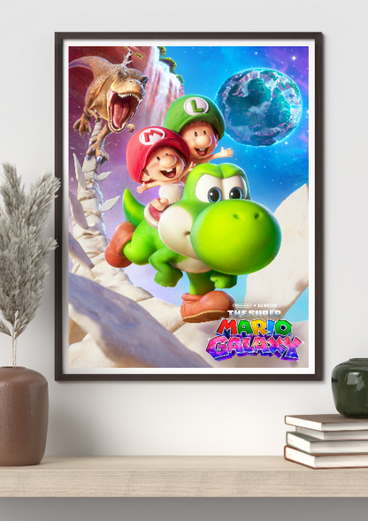 The Super Mario Galaxy framed poster