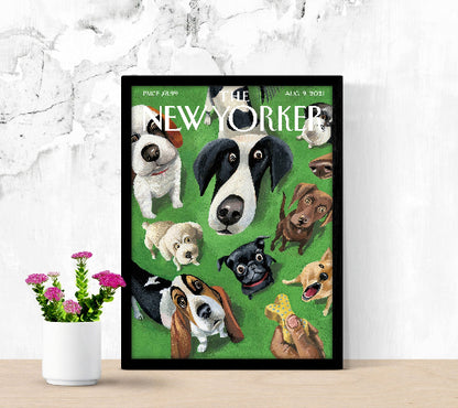 The New Yorker Aug 9 2021 framed poster