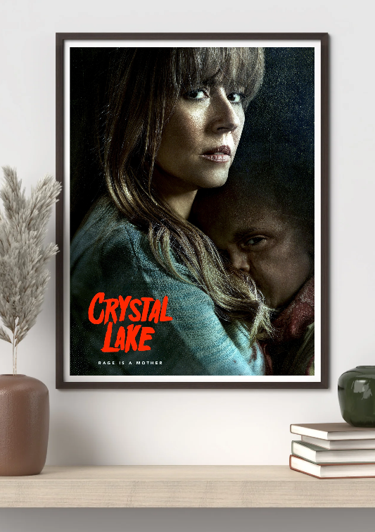 Crystal Lake framed poster