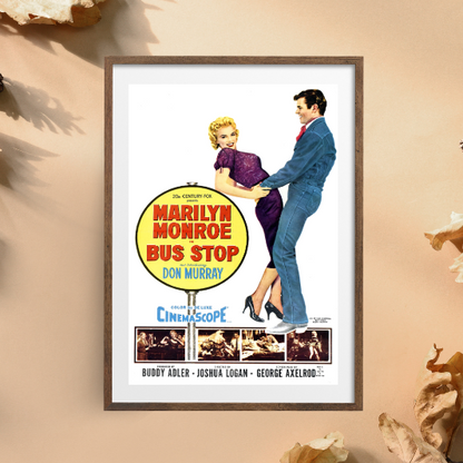 Bus Stop framed poster