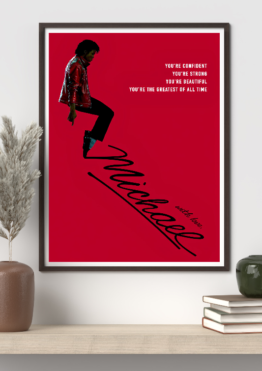 Michael framed poster