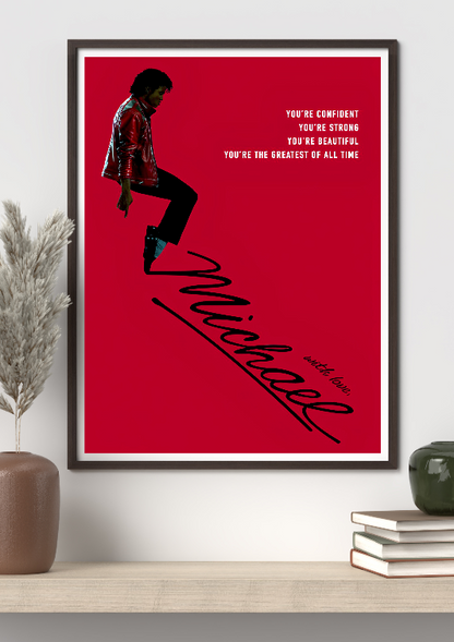 Michael framed poster