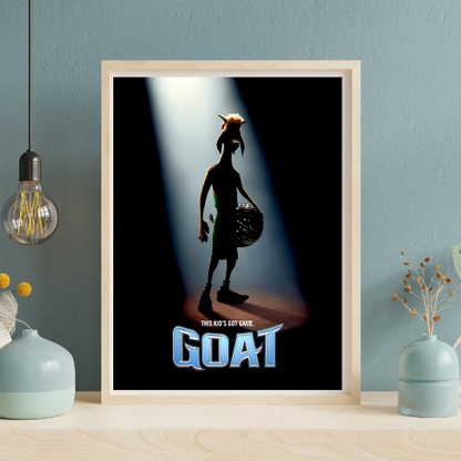 Goat framed poster
