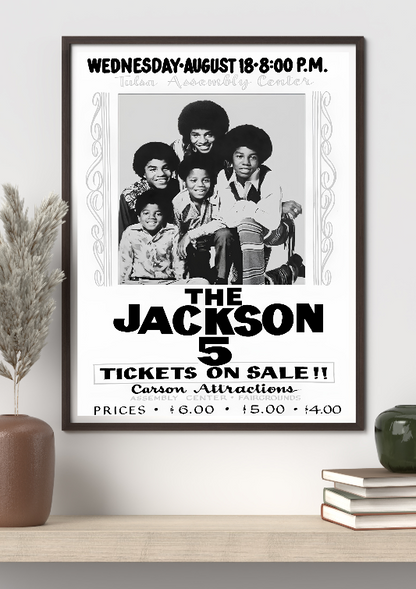 The Jackson 5 framed poster
