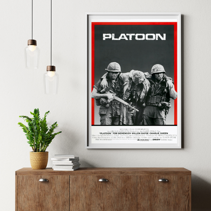 Platoon framed poster