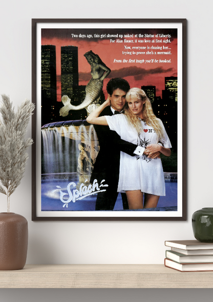 Splash framed poster