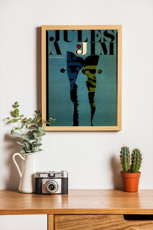 Jules et Jim - framed poster