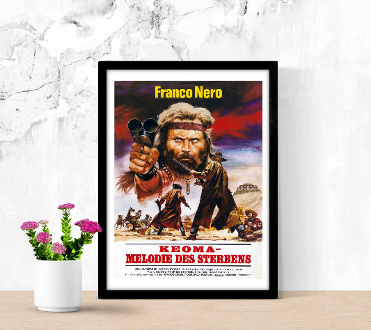 Keoma Melodie des Sterbens framed poster