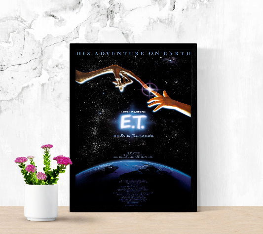 E.T. Extra Terrestrial framed poster