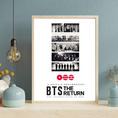 BTS The Return framed poster