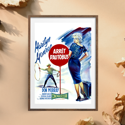 Arret D'autobus framed poster