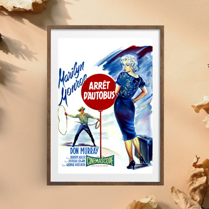 Arret D'autobus framed poster
