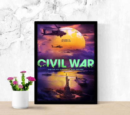 Civil War - framed poster