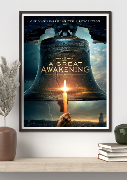 A Great Awakening framed poster