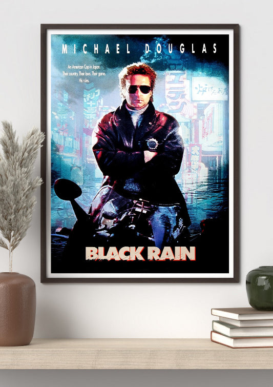 Black Rain framed poster