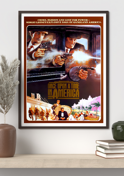 Once Upon A Time In America framed poster