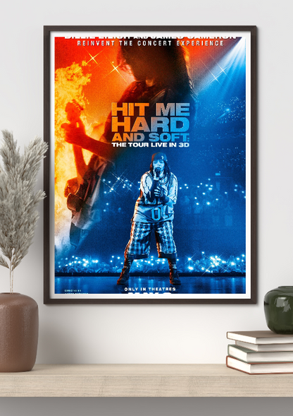 Billie Eilish: Hit Me Hard and Soft framed poster