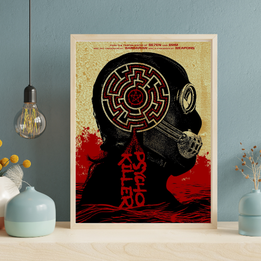 Psycho Killer framed poster