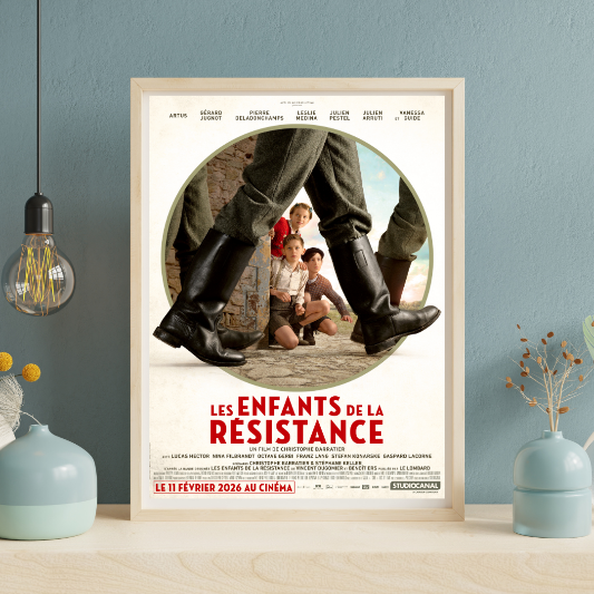 Les enfants de la resistance framed poster